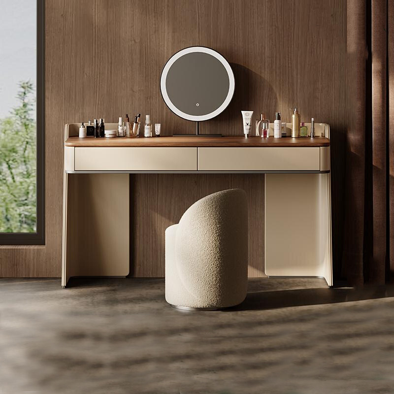 梳妆台2026新款轻奢卧室高级感化妆桌小户型家用设计师极简化妆台