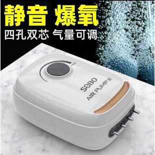 松宝鱼缸氧气增泵氧气泵增氧泵增氧机养用打氧机小型家用充氧器