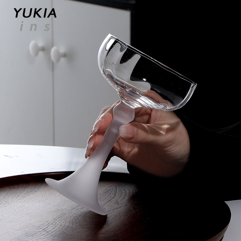 落星舞杯 夜长阶前无睡中古杯手作玻璃杯子酒杯鸡尾酒杯子香槟