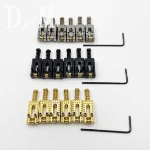 ST电吉他琴桥弦码高档滚珠导弦码琴桥码仔琴码拉弦板压弦码金银黑