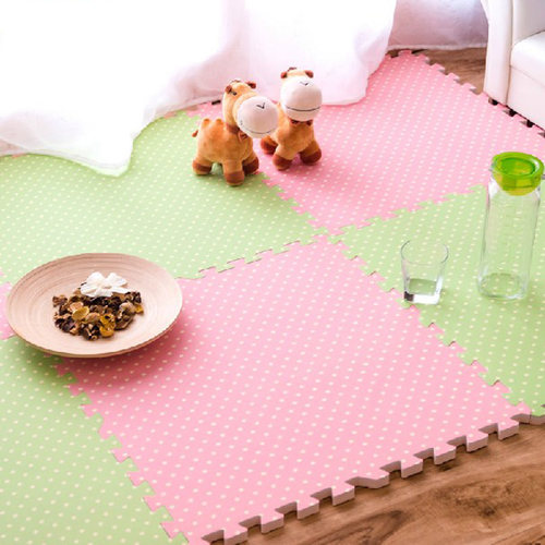 明德爬行垫覆膜田园风地垫 泡沫地板垫宝宝爬爬垫拼图地垫