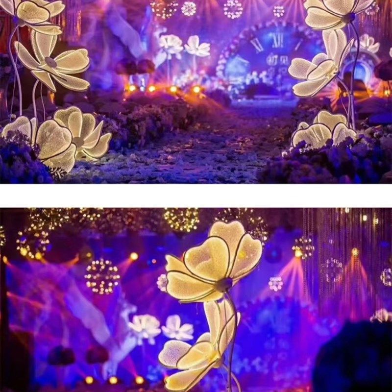 新款婚庆发光牡丹花路引婚礼蕾丝荷花引路灯花瓣大花背景舞台装饰,节庆用品/礼品,路引,淘宝优惠券,粉丝福利购,淘宝优惠卷