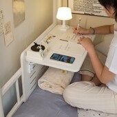 宿舍床上侧边桌床尾悬空上铺床边可移动折叠旋转懒人小桌子学生用