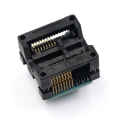 宽体 SOP16转DIP8 贴片烧录座 测试座  弹跳座 转换座 烧录座