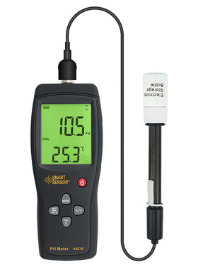 希玛 AS218水质酸碱度PH测试仪 鱼缸水族PH值测试计检测仪 高精度