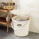 水桶脸盆套装 家用大号学生宿舍用加厚储水洗漱衣带盖塑料桶高颜值
