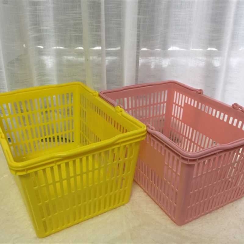 超市购物篮购物筐手提篮塑料菜篮子家用大号小号购物框迷你便利店,商业/办公家具,购物篮,淘宝优惠券,粉丝福利购,淘宝优惠卷