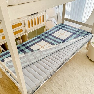 AB双面全包学生宿舍专用床笠床垫套罩拉链款90x190cm一面绒一面棉