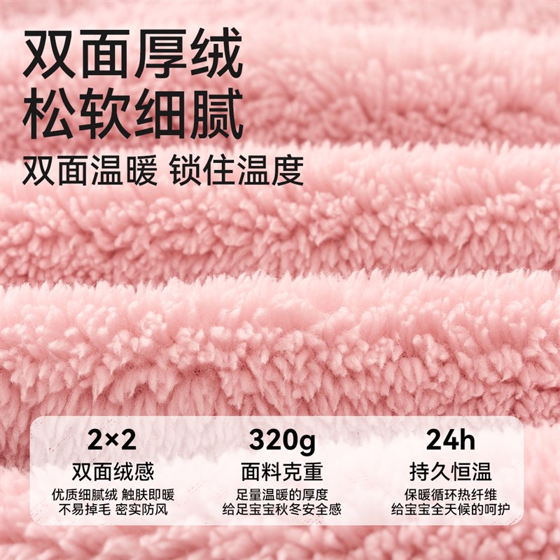 儿童睡衣秋冬季男女孩法兰绒家居服小童2024加绒加厚保暖外穿套装