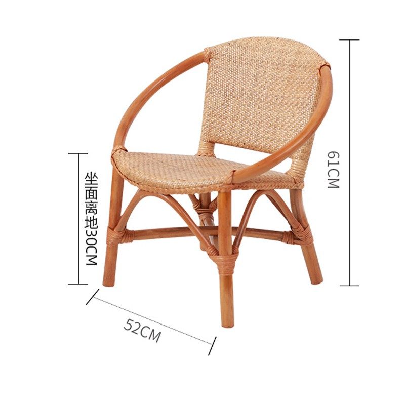 家用印尼植物藤椅庭院户外真藤休闲椅老人靠背椅阳台藤编椅换鞋凳,住宅家具,阳台椅,淘宝优惠券,粉丝福利购,淘宝优惠卷