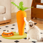 猫抓板猫爬架一体剑麻猫磨爪器耐抓耐磨不掉屑立式 猫抓柱猫咪玩具