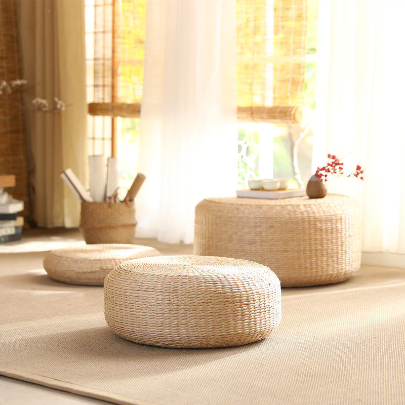 蒲团坐垫地上草编打坐榻榻米垫子飘窗客厅家用打坐垫禅修垫草垫子,居家布艺,蒲团,淘宝优惠券,粉丝福利购,淘宝优惠卷