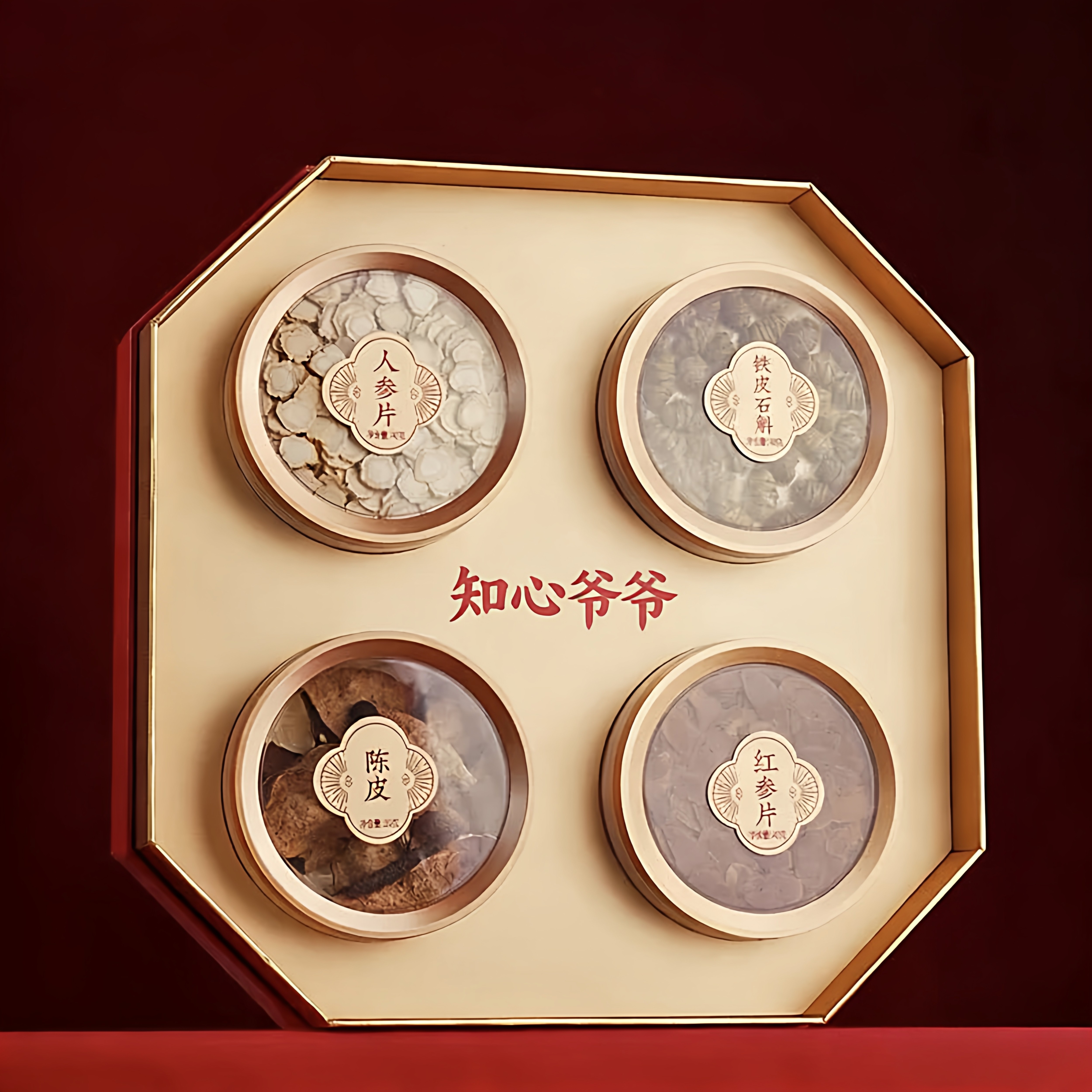 知心爷爷人参片石斛红参片年货礼盒送长辈过年新年礼物走亲戚实用,传统滋补营养品,西洋参及其制品,淘宝优惠券,粉丝福利购,淘宝优惠卷