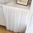 免打孔魔术贴网红法式 柜类遮挡帘可定制 洗衣机遮挡帘温柔风书柜鞋