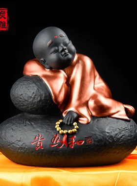 金乌炭雕 和为贵 客厅活性炭装饰品办公室炭雕摆件公司开业礼品