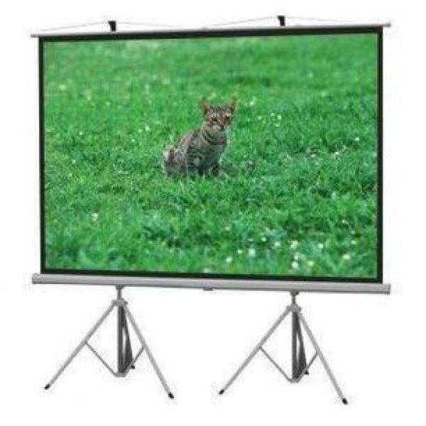 全新红金叶 4:3灰幕150英寸支架式投影幕布双架
