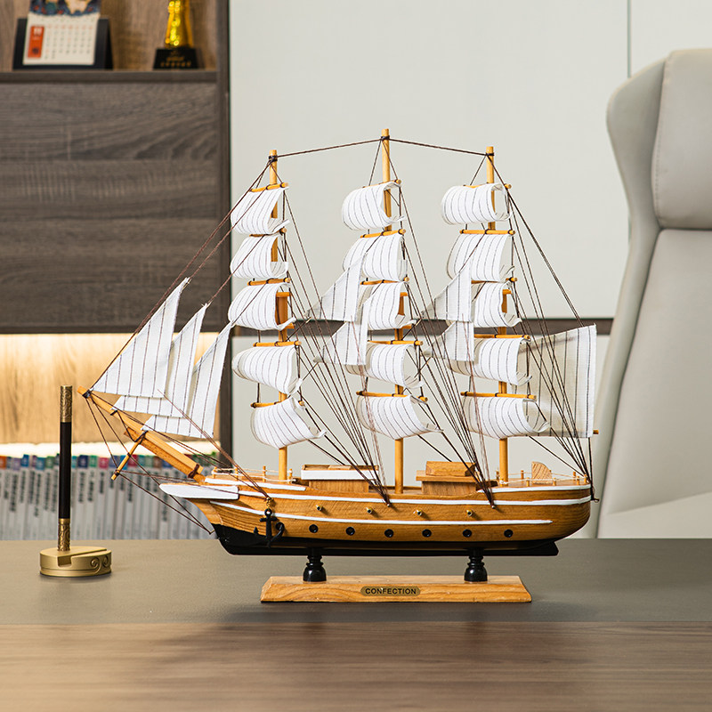 一帆风顺帆船现客厅酒柜电视柜家居软装饰品公室书房摆设,家居饰品,装饰摆件,淘宝优惠券,粉丝福利购,淘宝优惠卷