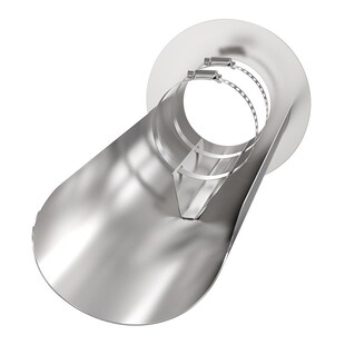 燃气排烟管防雨罩外墙出风口壁挂炉烟囱管遮雨帽