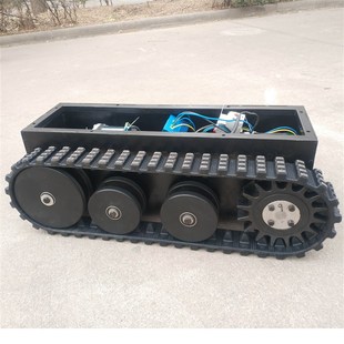 水下底盘橡胶履带底盘定制爬楼机果园机械车运输车沙滩车农用