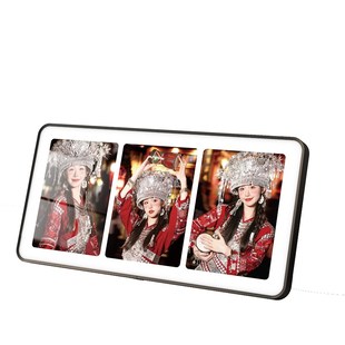 写真照片定制宫格相框打印婚纱照全家福相片相册水晶高级感