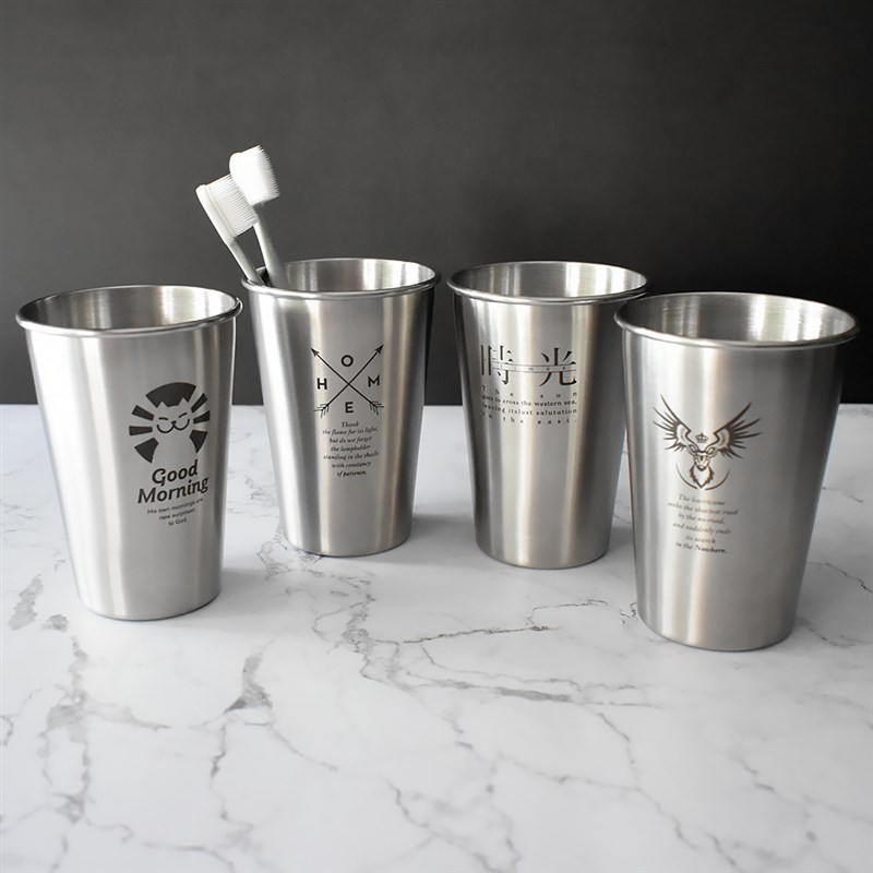 304不锈钢刷牙杯创意家用漱口杯牙杯简约牙缸学生牙刷杯洗漱杯子