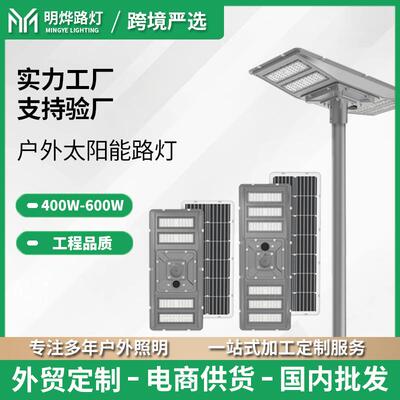 Outdoor solar street lights IP65防水太阳能路灯 光控感应路灯