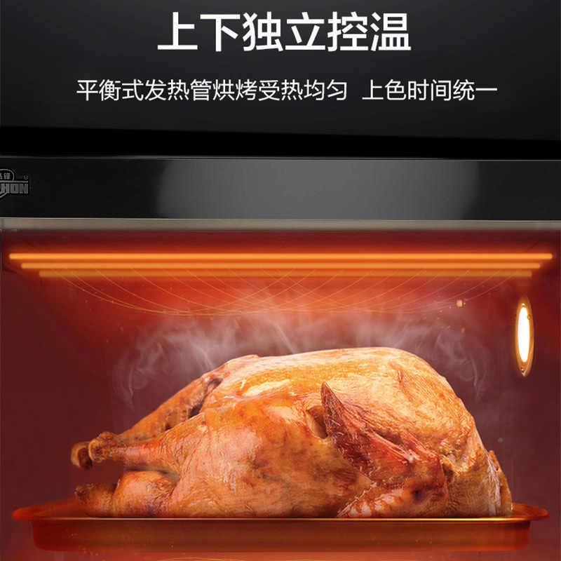 泓锋燃款钛金箱烤商用一层气两黑盘大容量烘焙蛋糕披萨面包HEJ多