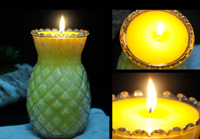 安漮蜡苏酥油灯1-15天旺来菠萝酥油灯菠萝酥油灯供财神佛前供灯