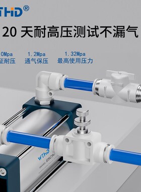 白色气动快速接头PU气管软管手阀手动开关管道阀BUC4/6/8/10/12mm