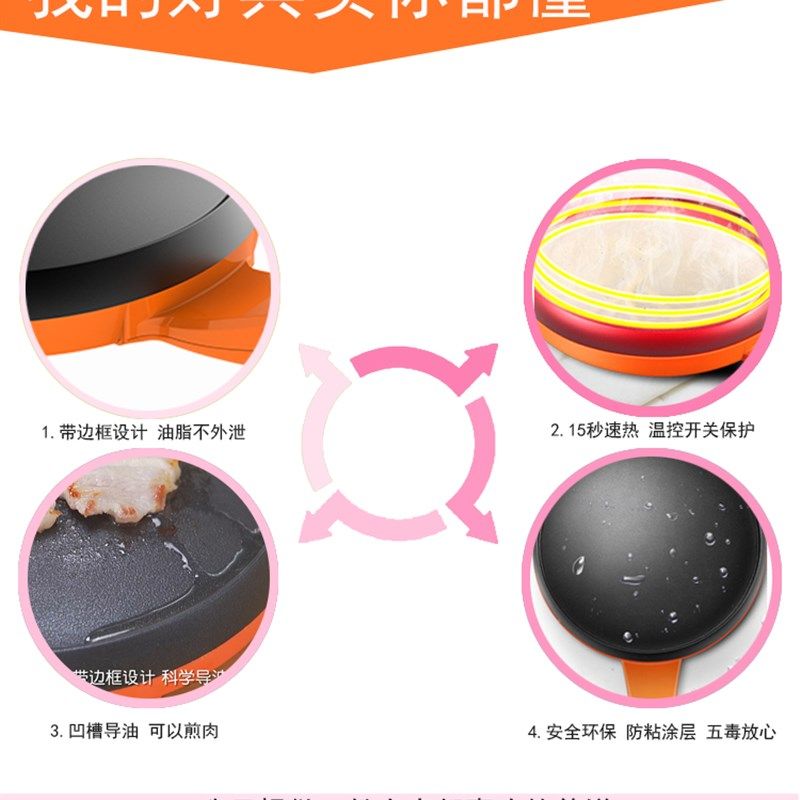 薄饼机家用春饼春卷皮多功能烙饼锅神器煎饼锅电饼铛小型档早餐机,厨房电器,电饼铛/华夫饼机/薄饼机,淘宝优惠券,粉丝福利购,淘宝优惠卷