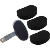 汽车轮胎上光刷海绵刷子可换海绵洗车上蜡刷打蜡轮胎刷车清洁工具