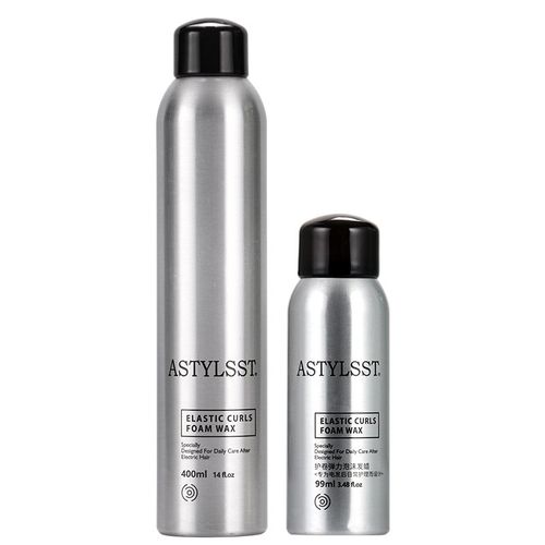 造型师泡沫发蜡旅行装女卷发保湿蓬松弹力素男士泡泡发胶可过安检