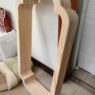 新小轩窗茶室装饰木框窗户框架客厅屏风实木窗垭口定制