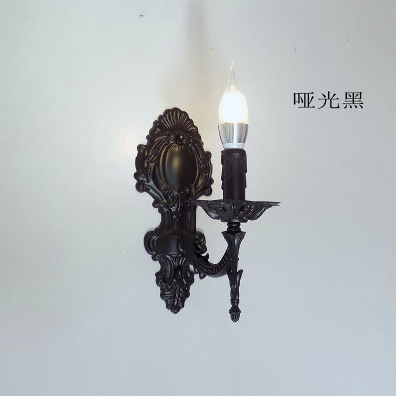 仿古单头头蜡烛壁灯卧室书房走廊酒店宾馆灯饰灯具