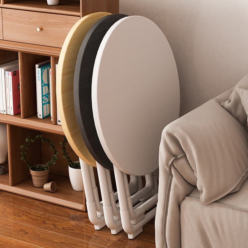 家用折叠桌小户型桌椅餐桌阳台吃饭桌便携小圆桌摆摊方桌