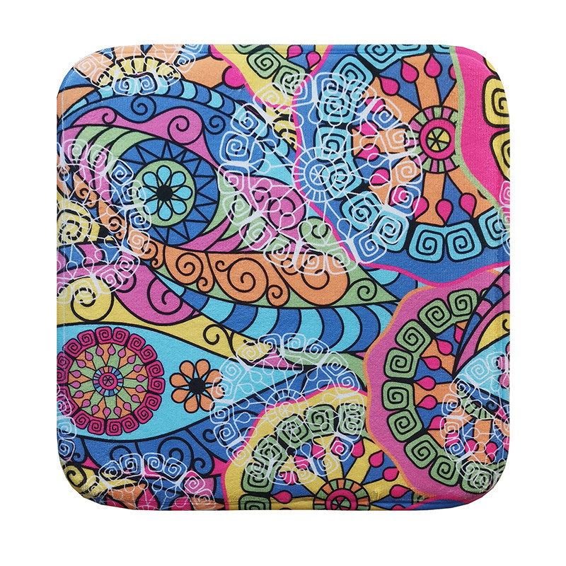 复古民族格子垫子 办公室加厚餐椅垫沙发垫电竞汽车坐垫