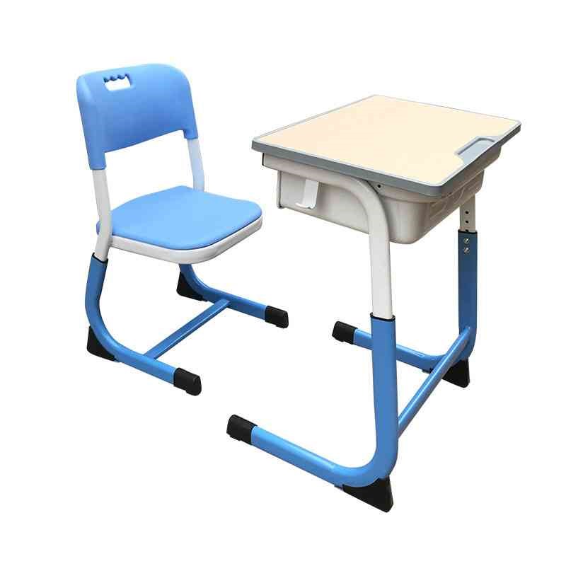 培训班课桌椅少儿学习桌学校教室单人升降中小学生课桌椅