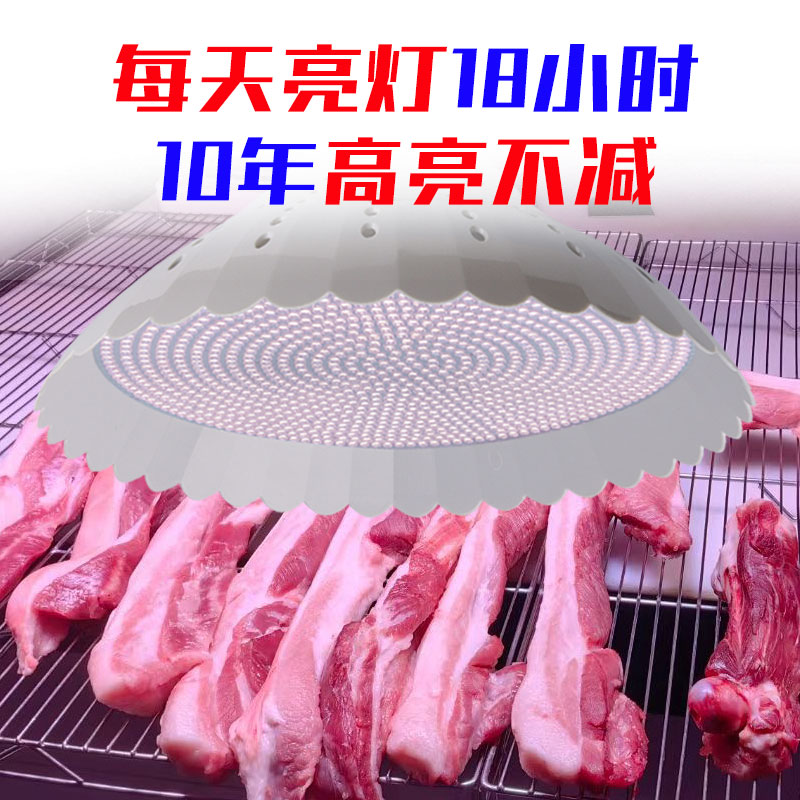 202新款国标led生鲜猪肉灯白光高显全光谱冷鲜肉海鲜水果熟食灯