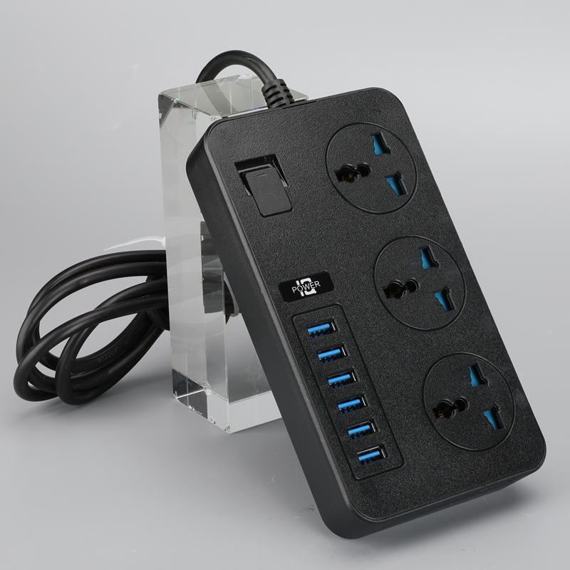 英标排插欧美大功率多功能插座带usb充电家用港版插线板定制排插