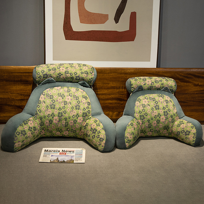 三层纱床头靠垫软包护腰靠枕大靠背孕妇沙发抱枕宿舍床上看书枕头