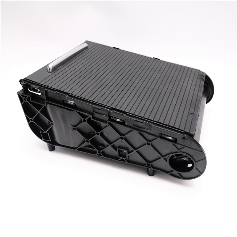 适用新老迈腾BB7百叶帘水杯架前扶手箱深浅米黑棕灰色饮料杯架