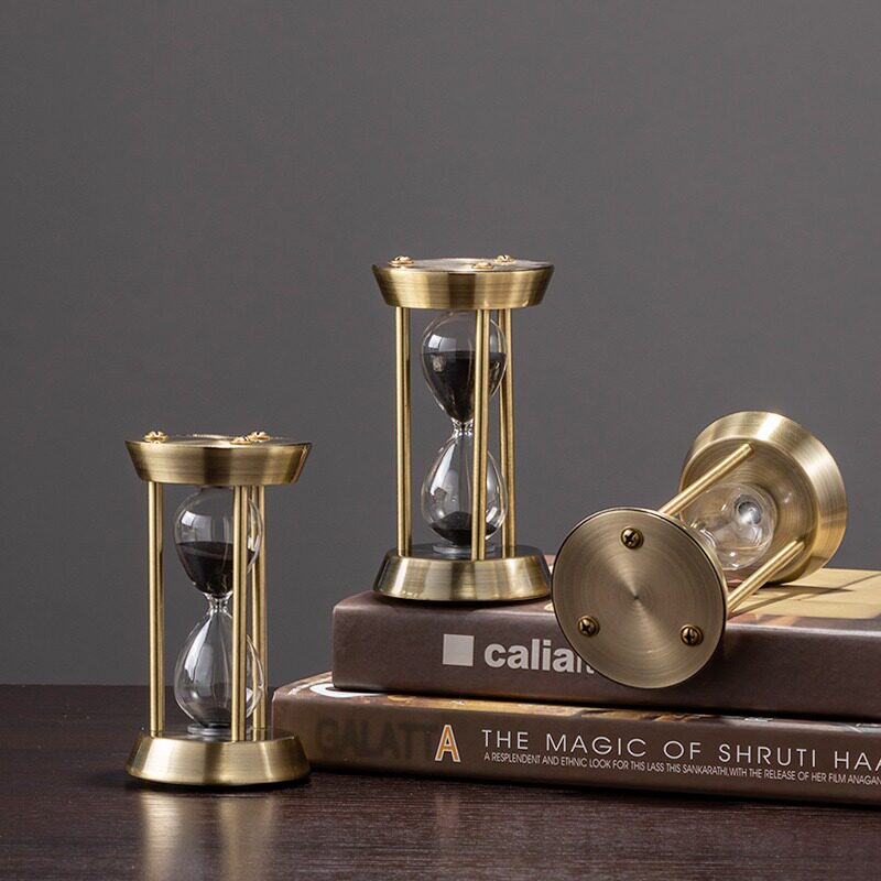 diy沙漏创意分钟解压倒计时器儿童书房桌面办公室装饰品