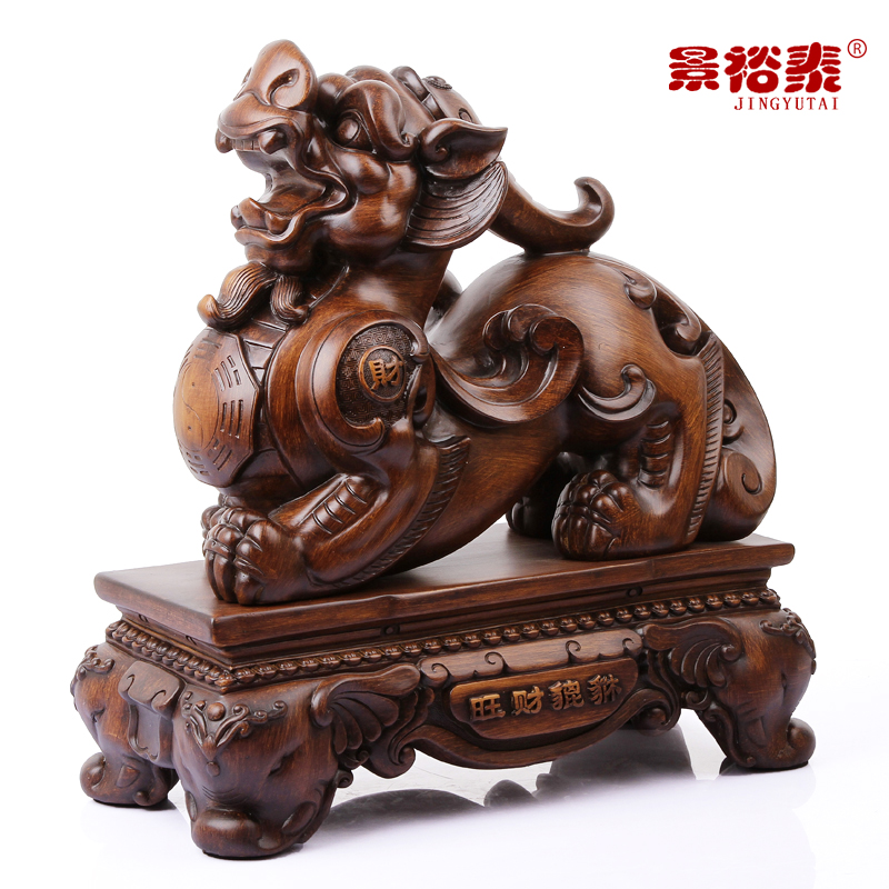 景裕泰 吉祥物貔貅摆件大号开业礼品招财家居客厅办公室摆饰皮丘