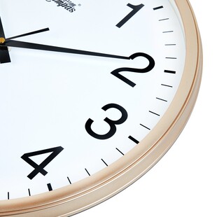 康巴丝钟表挂钟客厅静音挂表大号电子钟定制标准化考场专用电波钟