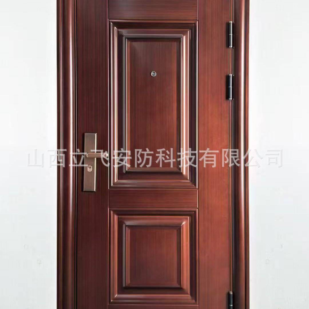 防盗门家用通用型门把手套装锁具上提反锁铁门木大门锁室内房门锁
