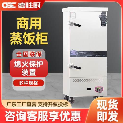 商用蒸饭柜燃气电蒸箱饭店学校食堂商业用蒸米饭馒头菜蒸饭车饭机