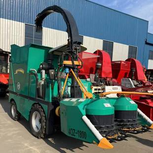 小型青储机牧草玉米秸秆便携式收割机多功能使用青储机