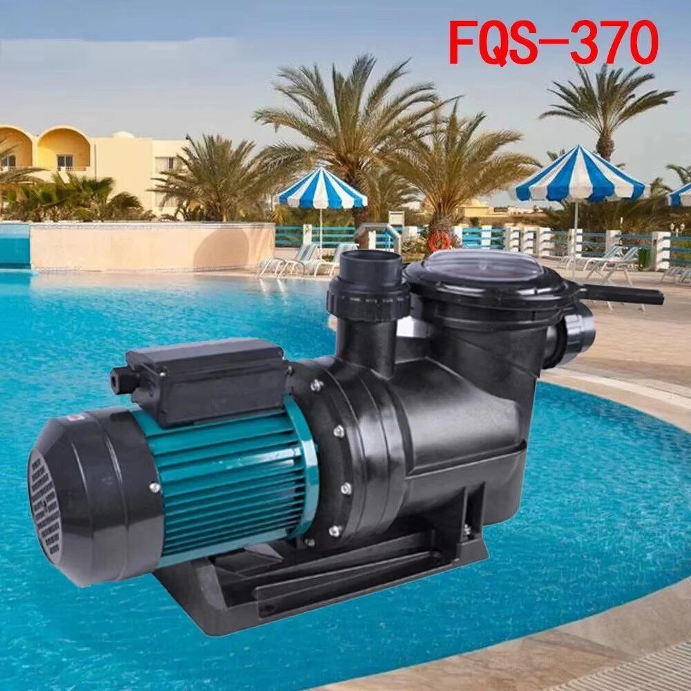 220V380V370W大型充气式耐高温游泳池泵家用自吸循环水泵