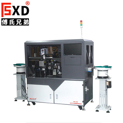 SATA7PIN自动铆压机 sats剥皮分线铆压机 Sata自动压接机