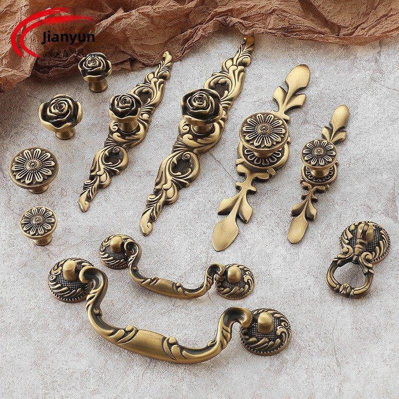 美式覆古新中国风衣柜门纯铜单孔拉手欧式橱柜彷古黄铜抽屉全铜拉,基础建材,小拉手,淘宝优惠券,粉丝福利购,淘宝优惠卷